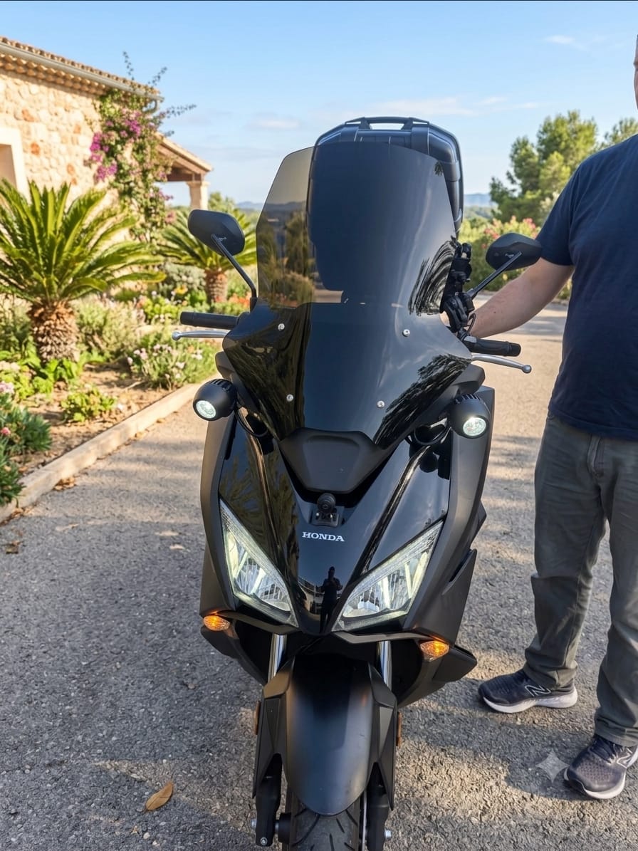 משקף מגן רוח מושחר להונדה פורזה 750 Honda Forza